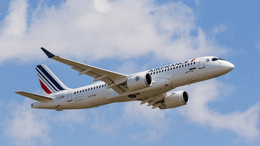 Air France Airbus A220 Erstflug