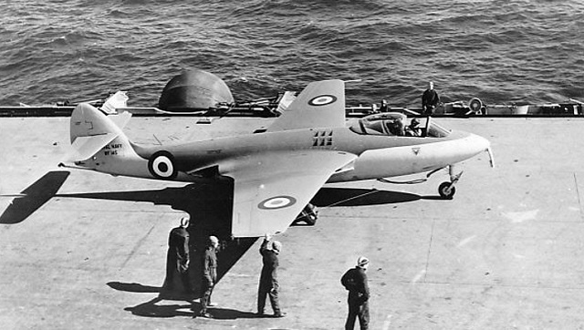 Sea Hawk F1 on Hms Eagle.jpg