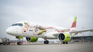 50th Airbus A220 Air Baltic